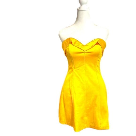 Betsey Johnson Dresses & Skirts - SOLD💛Betsey Johnson authentic 1994 Sweetheart Dress yellow - like new - med